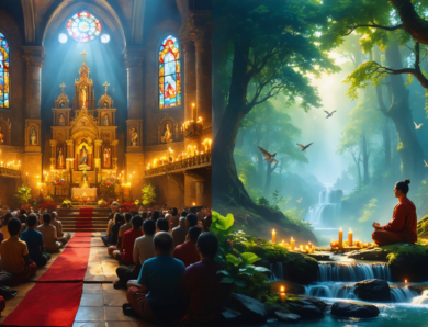 Comprendre les nuances : religion vs spiritualité expliquées