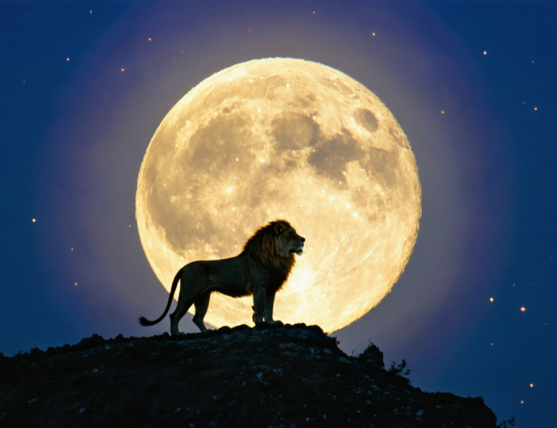 Pleine Lune en Lion : Une énergie rayonnante et pleine de générosité !