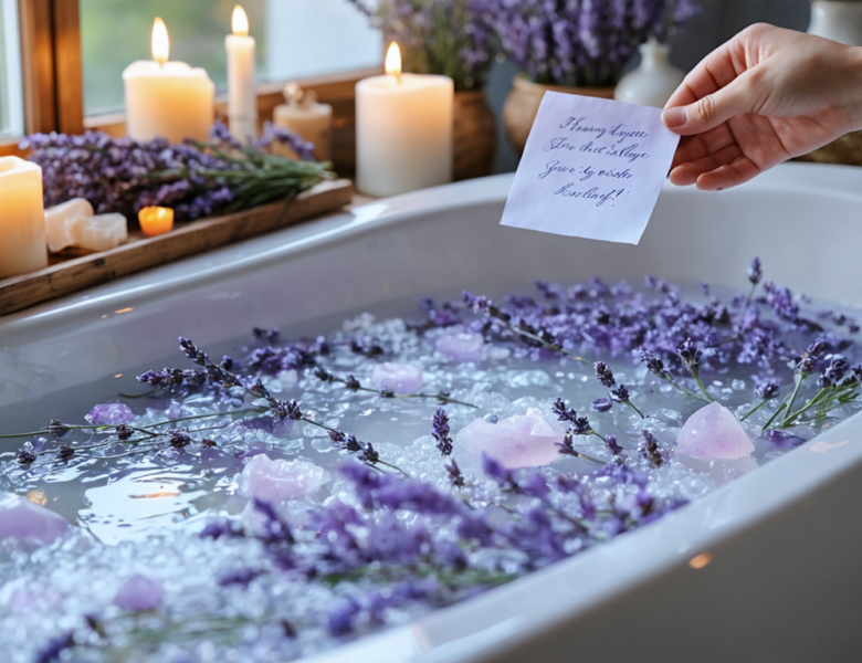 Rituel magique : comment exprimer un vœu avec un bain de lavande apaisant ?