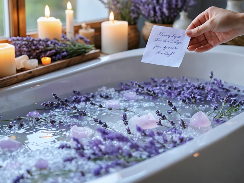Rituel magique : comment exprimer un vœu avec un bain de lavande apaisant ?