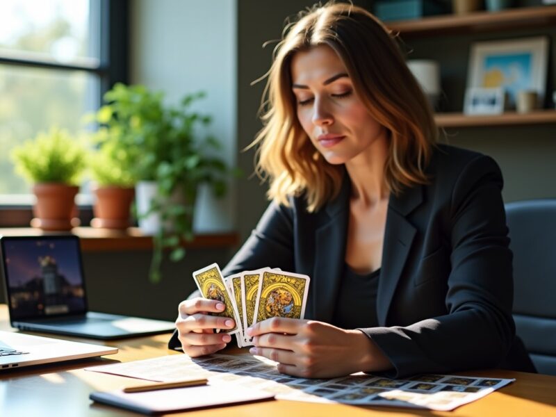 Découvrez comment le tarot divinatoire peut révéler les opportunités professionnelles et guider votre carrière