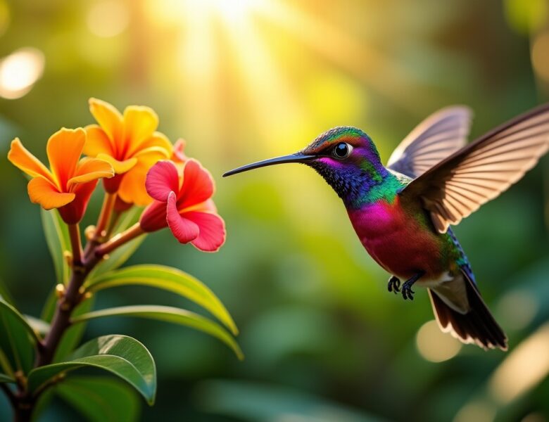 Le colibri : explorateur des mystères et symboles de l&rsquo;animal totem