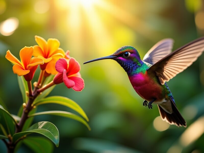 Le colibri : explorateur des mystères et symboles de l&rsquo;animal totem