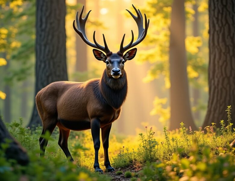 Le cerf comme animal totem : symboles et messages essentiels
