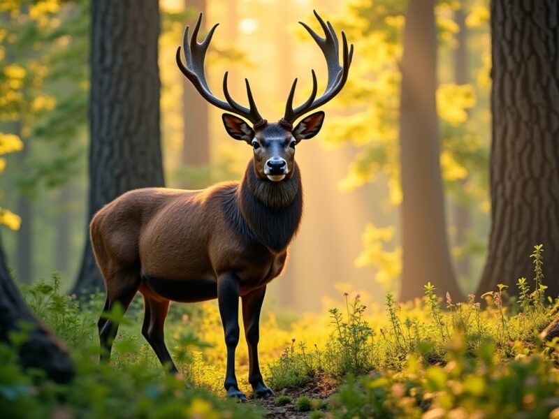 Le cerf comme animal totem : symboles et messages essentiels