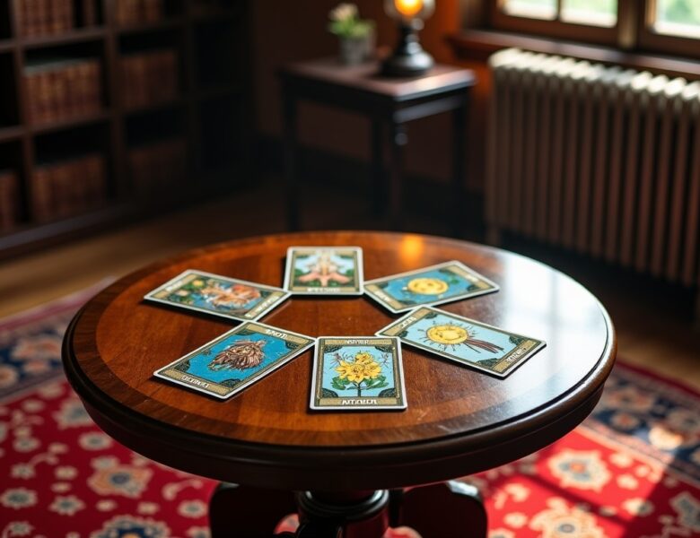 Exploration du tirage persan : Une lecture à 5 cartes pleine de mystères