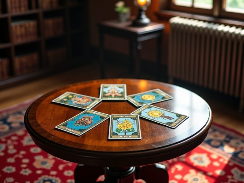 Exploration du tirage persan : Une lecture à 5 cartes pleine de mystères