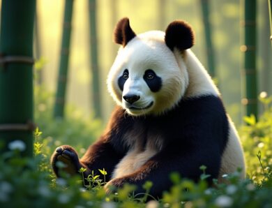 Le panda : symbole et mystères de son animal totem