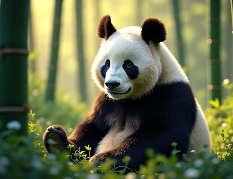 Le panda : symbole et mystères de son animal totem