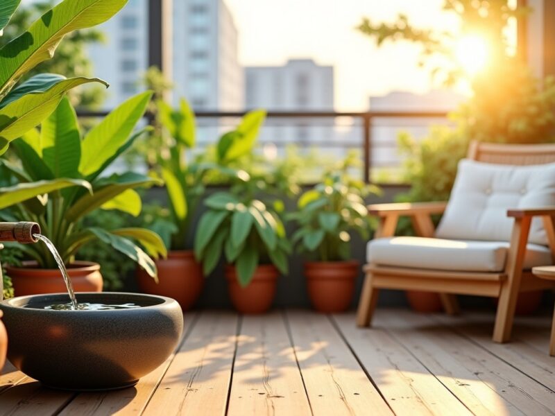 Conseils essentiels pour créer un balcon Feng Shui harmonieux