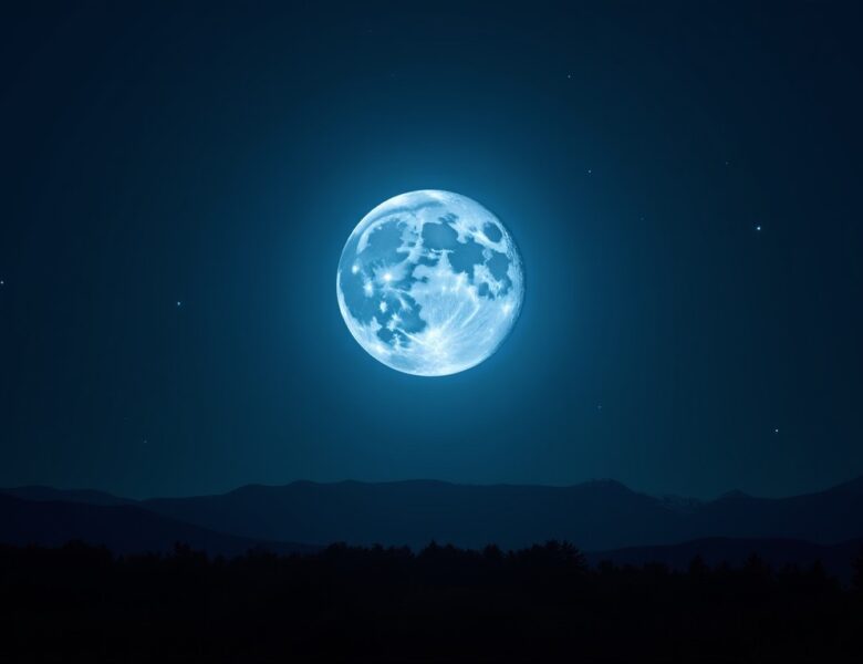 Août 2023 : ne manquez pas la spectaculaire super lune bleue, un phénomène céleste exceptionnel !