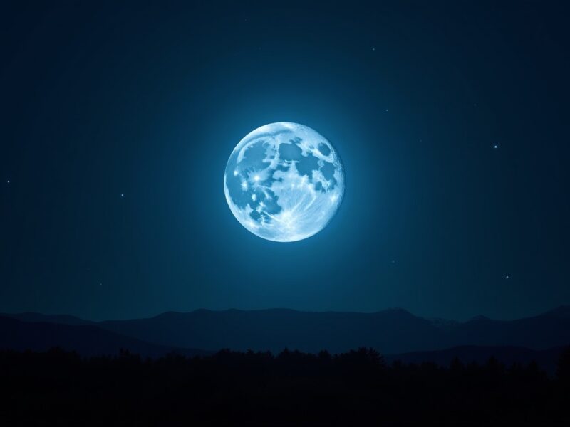 Août 2023 : ne manquez pas la spectaculaire super lune bleue, un phénomène céleste exceptionnel !
