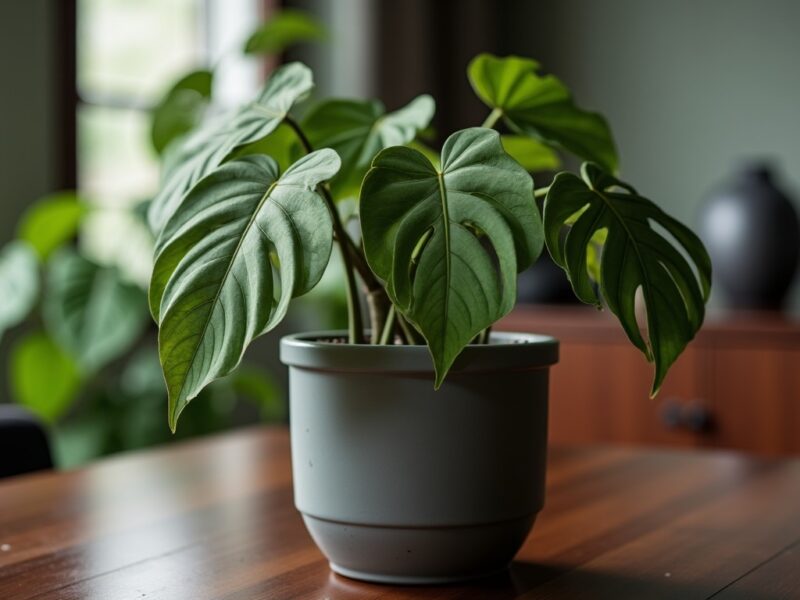 Que révèle une plante flétrie après le passage d’un invité ?