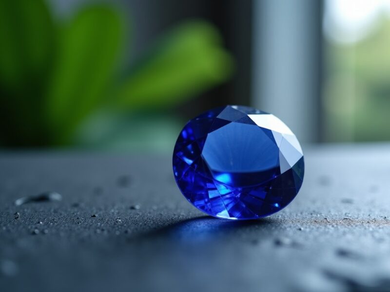 Saphir bleu : découvrez ses propriétés uniques et ses bienfaits essentiels
