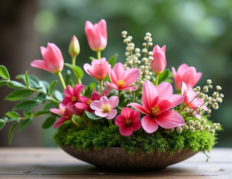 Ikebana : l’art japonais de composer les fleurs en harmonie avec la nature