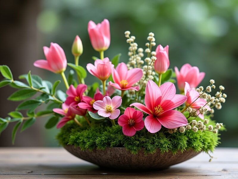 Ikebana : l’art japonais de composer les fleurs en harmonie avec la nature