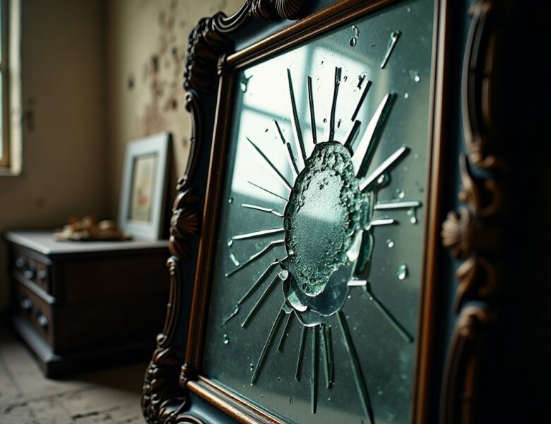 Miroir brisé : le rituel traditionnel censé éloigner la malchance