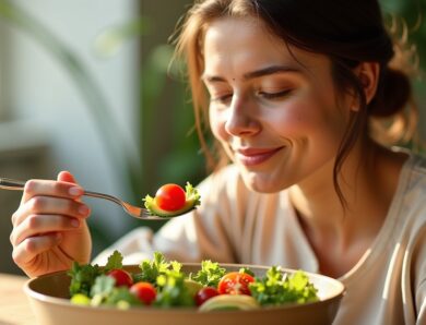 Manger en pleine conscience : écouter sa faim et savourer chaque bouchée