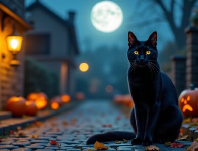 Chat noir et Halloween : aux origines d’un symbole mystérieux