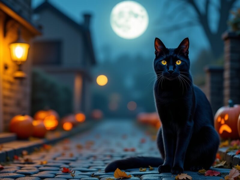 Chat noir et Halloween : aux origines d’un symbole mystérieux